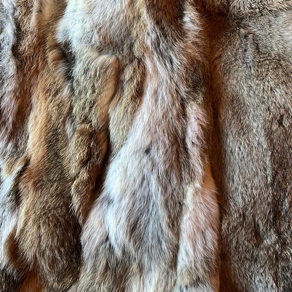 Diomi Fur Vest Rabbit/Raccoon Reversible Collared Medium - Picture 4 of 15
